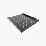 Bandeja fija 4 soportes 1 U para racks con profundidad de 600 mm
