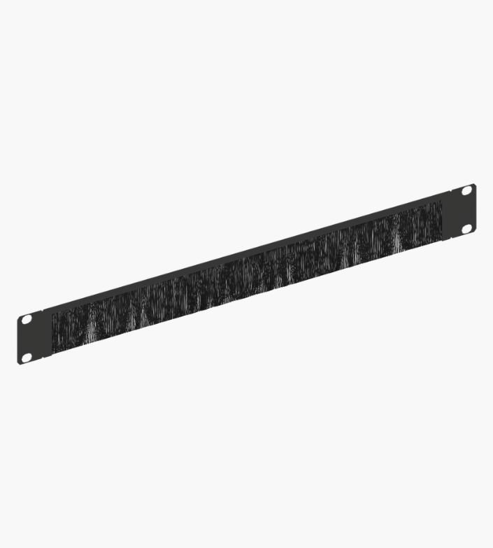 Diseño sin título Panel pasacables 19", 1 U, con cepillo - Imagen 1